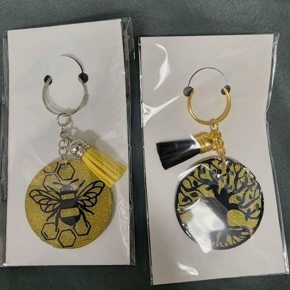 Variety of Custom Made Keychains; Made by Local Vendor - Picture 2 of 7